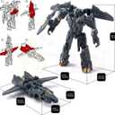 8 Pcs Mini Transforming Toys, 3.5 inch Transformed Toys, Small Car Robot Hero Action Figures, Deformation Robots Birthday Party Favors for Kids Boys Girls 3 4 5 6 7 8 9 10 Year Toy