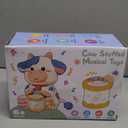 Hodurgyi Baby Toys 6-12 Months, Cow Musical Plush with Lights, ABCs, Animal Sounds, Numbers, Infant Early Learning Toy,Christmas Birthday Gifts for 6+ Month Boys &Girls