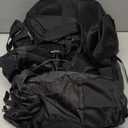 75L Hiking Backpack with Rain Cover Waterproof Camping Backpack Shoes Warehouse for Men Women, Frameless (Black)