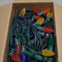 Joiedomi Multicolor Christmas String Lights,100 Count 21.4FT Christmas Fairy Tree Lights Plug in for Indoor Outdoor Xmas Decorations Patio Holiday Theme Party Yard House,Green Wire