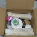 Freestanding Tub Drain Rough-in Kit, Bathtub Drain Kit with PVC Plastic Adapter and Brass Tail Pipes, Compatible with Freestanding Bathtub, Floor Mounted Bathtub and Copper Bathtub