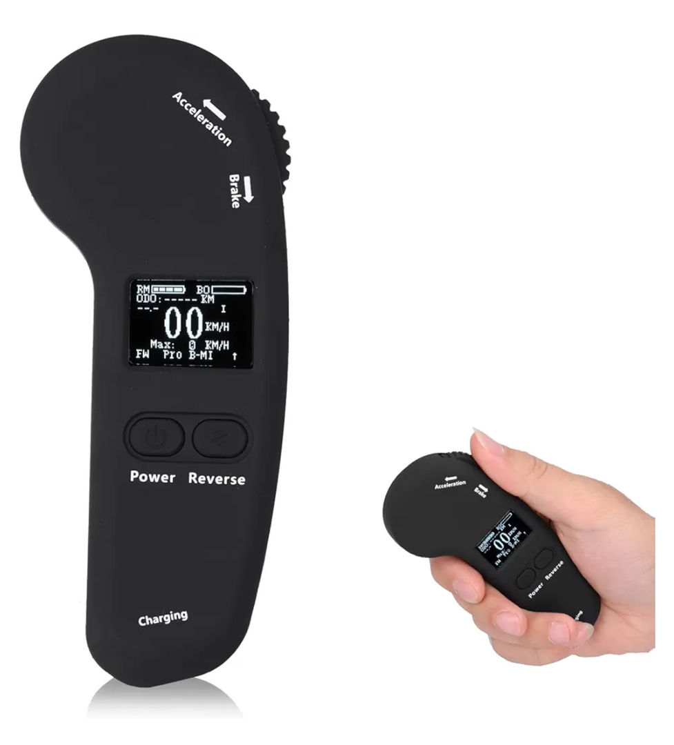 Electric Skateboard Remote,Adjustable Speed Braking Skateboard Remote Replacement,Skateboard Remote with LED Display