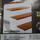 Bullnose Carpet Stair Treads Faux Sisal for Wooden Steps Indoor 14Pcs 