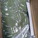 Zelladorra Japanese Floor Mattress, Futon Mattress with Portable Storage Bag and Washable Cover, Roll Up Thick Tatami Mat Suitable for Camping, Guest Room, Green, Queen