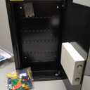 60-Key Digital Key Cabinet with Code, Tags, Wall Mount Organizer, Black