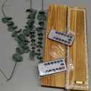 Artificial Eucalyptus with LED Lights Wall Planters Rustic Wall Decor with Lights Wall Sconces Fake Vines for Room Decor Home Bedroom Living Room Bathroom Hanging Vase for Dried Flowers Faux Plants