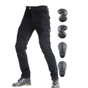 Motorcycle Pants, Versatile Durable Motorcycle Jeans for Men & Women Riding Pants Trousers with Kenn & Hip Armor Pads Size XL/34