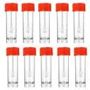 10pcs Stool Specimen Cups with Lids, 25-30ml Stool Cups Stool Container with Spoon Lid