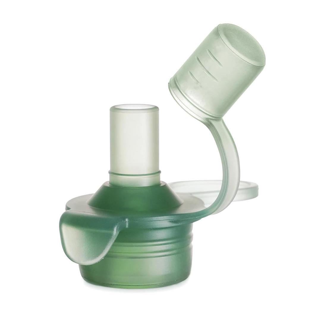 haakaa Silicone Yummy Pouch Sippy Spout, Adaptor Compatible haakaa Yummy Pouches and Milk Storage Bags, Not Compatible with Other Brands, Pea Green