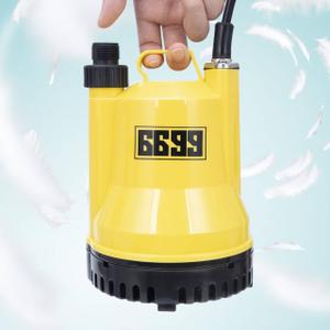 6699 Submersible Water Pump 1/4 HP 1600GPH Thermoplastic Utility Pump Electric Portable Transfer Water Pump with 10Foot Cord for Pool Tub Garden Pond Draining