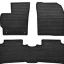 Car Floor Mats Custom Fit for Toyota Prius 2015 2014 2013 2012 2011 2010 Odorless Washable Heavy Duty Rubber (All Weather) Floor Liners Set Black