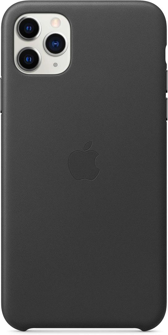 Apple Leather Case (for iPhone 11 Pro Max) - Black