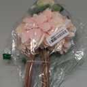 Silk Dahlia Artificial Flowers 24 Inch Long Stem - 5 Pack Fake Flowers for Wedding Bouquets, Home Decor, Centerpieces, Table Arrangements - Realistic Looking Faux Dahlia Floral Stems (Pink1)