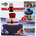 BULZiBUCKET Game by Water Sports - Beach, Tailgate, Camping, Yard, and Pool Games- Indoor/Outdoor Kids Toys - Pool Accessories Perfect for Family Game Night (Red/White/Blue), Medium