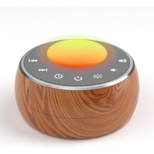 Peakeep White Noise Portable Sound Machine Sleeping Light for Adults Baby, Loud Clear Speaker, 25 Hours Continuous Audio 27 Noise Fan Nature No-looping Sounds, 30 Volume, Battery Operated