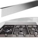 Blulu Universal Stove Gap Cover - 304 Stainless Steel Stove Gap Filler Slide-in Range Trim for Microwave Oven Cooktop Kitchen Decor, 36'' x 3'' x 1''