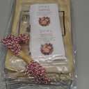 Gueevin 60 Pcs Christmas Stovetop Potpourri Gifts 9.5 x 6.3 Inches Kraft Paper Pouch Resealable Pouch Bag with Window Simmer Instruction Stovetop Potpourri Paper Tags and Rope for Teacher Neighbor