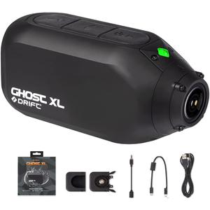 Drift Innovation Ghost XL Action Camera – 1080 Full HD Video Camera with Rotating Lens and Dash Cam Mode – IPX7 Waterproof Camera – 9 Hour Battery Life – 12MP Still Photos