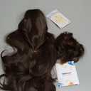 Changor BJD Doll Wig, Doll Hair Wig 8 to 9 Inches of DIY Curly Style Mesh Color (Dark Brown)