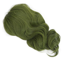 Green Curly Wig - Short Wavy Cosplay Wig for Women, Adjustable & Breathable, for Entertainment Themed Parties.