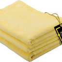 Meguiar's Supreme Shine Microfiber Towels for Cars, Absorbent Ultra-Plush Car Microfiber Towel Set for Effectively Removing Car Care Products Without Leaving Swirls, 3 Pack