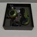 2-in-1 Dog Shock Collar & Dog Bark Collar - Smart Anti Barking Dog Training Collar with 5 Adjustable Sensitivity & 3300FT Remote for All Breeds IP67 Waterproof Rechargeable E-Collar (Green)