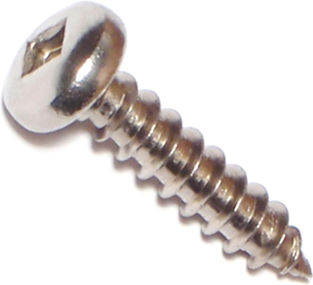 014973203467 Square Drive Pan Head Sheet Metal Screws, 12 x 1-Inch, 16-Piece