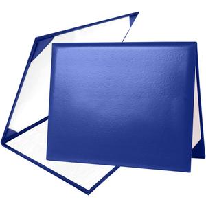 Diploma Cover 8.5 x11 Diploma Holder of Graduation Leatherette Padded CertificateTent Style) (1 Pack, Royal Blue)