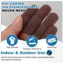 PATIKIL 39 x 39 Wire Mesh 1 PCS 304 Stainless Steel Woven Air Vent Filter