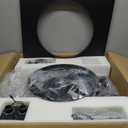 Hon&Guan Solar Attic Fan with Thermostat, 40 Watt Solar Roof Vent Fan, 12", 2000 CFM, Cools up to 2500 Sq.Ft, 2 Modes