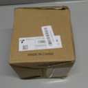 WDT Tool Utensil holder for Kitchen Counter - 5.2" x 5.2" x 6" Large Round with Wooden Base Matte Black Cooking Utensil Holder Utensil Organizer (Metal+Bamboo)