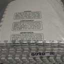 12pcs Carpet Squares Puzzle Floor Mat, Plush Interlocking Carpet Tiles, Anti Slip EVA Foam Jigsaw Floor Tiles, Build A Safe Area for Bedroom Playroom (Green+White)