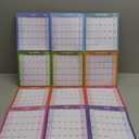 2026 Yearly Wall Calendar - 2026 Calendar, 2026 Wall Calendar 12month, Jan. 2026 to Dec. 2026, 34.2" x 22.8" (Open), Vertical, Thick Paper, Double-sides Round Stickers, Holidays & Julian Dates (Purple)