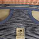 PHOEPET No Pull Dog Harness, Unique Colors Reflective Adjustable Dog Vest, with Soft Training Handle Metal Clips for Small Medium Large Dogs (Baby Blue Base & Pink Straps,S)