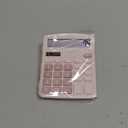 Office Desk Calculator, Cute Calculator for Kids, Basic Calculators Desktop, Dual Power Simple Financial Calculator with Big Button Large Display for Office Home and School (Pink)