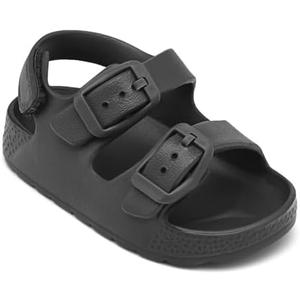 ChayChax infants  Boys Girls Double Buckle Sandals Children's Adjustable Back Strap Water Sandal Size 4 Kids