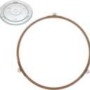 Microwave Turntable Ring 8.74 Inch Microwave Roller Ring with 14 mm Rollers Microwave Oven Tray Support Rotating Replacement Parts for Microwave Oven