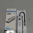 USB C HUB for iPad Pro Adapter 4K 60Hz HDMI, 100W PD, SD/TF Card Reader, 3 USB A Port, 3.5mm Audio Jack, 9 in 1 USB C Dock for iPad Air/Galaxy Dex/Tablet/MacBook/iMac/iPhone 17/Steam Deck/HP/Dell