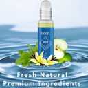 Haniel Pheromone Cologne for Men Roll-On - Aquatic Fresh Cologne,Perfumes de Feromonas para Hombres, Compact Sage & Sea Water Scent, Discreet Confidence for Travel