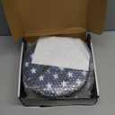 Upgraded XXL Collapsible Stool with Cushion 20.4", 440Lbs Max Weight, Wider & Taller Pop Up Seat, Heavy Duty Portable Retractable Folding Stool or Travel Foot Rest, Gift for Camping & Outdoors (9.8*9.8*20.4 IN, New Black)