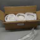 Ceramic Salt Sugar Bowls Set, Set of 3 Condiment Pots Seasoning Jar Spice Container with Lid Spoon and Tray for Home Kitchen Counter, Dishwasher Safe (Red)