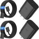 USB C Fast Charger,25W Android Phone Charger for Samsung Super Fast Charger Type C Charger Cord & 10 Ft USB C Cable Fast Charging for Samsung Galaxy S25/S24/S23/S22/S21/S20/Plus/Ultra,2 Pack