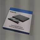 Amicool External DVD Drive USB 3.0 USB C CD Burner CD/DVD +/-RW Optical Drive, Slim Portable DVD CD ROM Rewriter Writer Duplicator for Laptop Desktop PC Windows 11/10/8/7 MacBook Mac Linux OS Apple