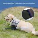 Coodeo Dog Recovery Suit, Cone Collar Alternative, Abrasion Resistant Dog Recovery Sleeve, Washable 2.5mm Thick and Waterproof, Pet Wounds Prevent Licking, Bite, Keep DryGrey S