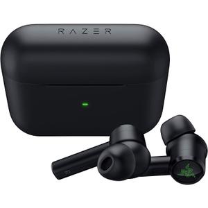 Razer Hammerhead True Wireless Pro Bluetooth Gaming Earbuds: THX Certified - Advanced Hybrid Active Noise Cancellation - 60ms Low-Latency - Touch Enabled - <20 Hr Battery Life - Classic Black