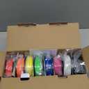 JAYO PETG Filament 1.75mm Bundle 2KG, Strong Toughness PETG 3D Printer Filament, Dimensional Accuracy +/- 0.02 mm, Fits for Most FDM 3D Printers (Black, White, Green, Red, Blue, Orange, Yellow, Pink)