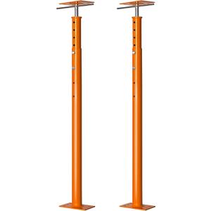 House Floor Jack, 48"-93" Adjustable Post Basement Support Pole Jacks, Heaty Duty Telescoping Jacks for Leveling, Floor Joist Jack for House Lifting Temporary Support, 18000 lbs Max Load Capacity