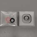 Smart Ring for Women Men, Health Fitness Tracker Rings, IP68 Waterproof, Long Lasting Batteries Sleep Ring with Charging Case and Protector, Remote Photography, No App Fees (Silver, 9#)