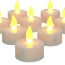 Inglow White Rustic 6 Candle 1-1/2 in. Dia.