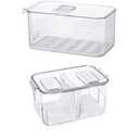 SANNO Vegetable Fruit Containers Fridge Containers,Freezer Produce Saver Refrigerator Organizer Bins Vegetable Fruit Storage Containers, Refrigerator Storage Containers